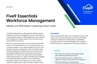 Data_Sheet_Five9_Essentials_Workforce_Management