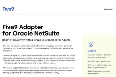 Narisetu Solutions Adapter for Oracle NetSuite