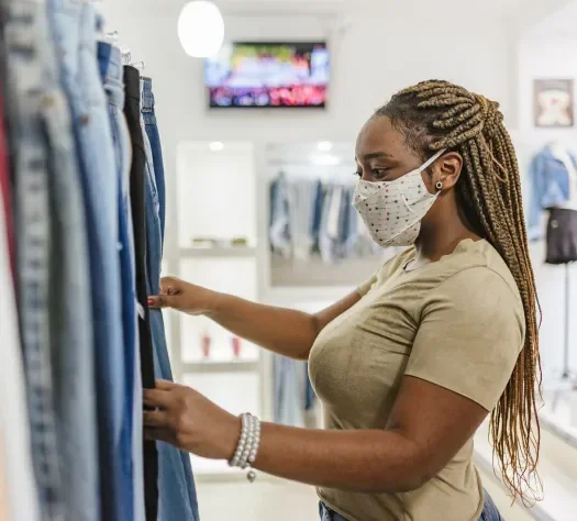 Woman shopping