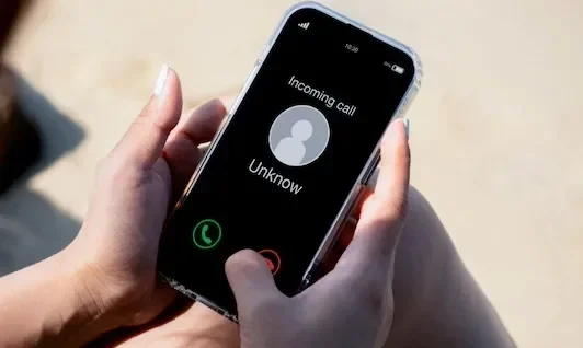 Phone with Unknown Caller