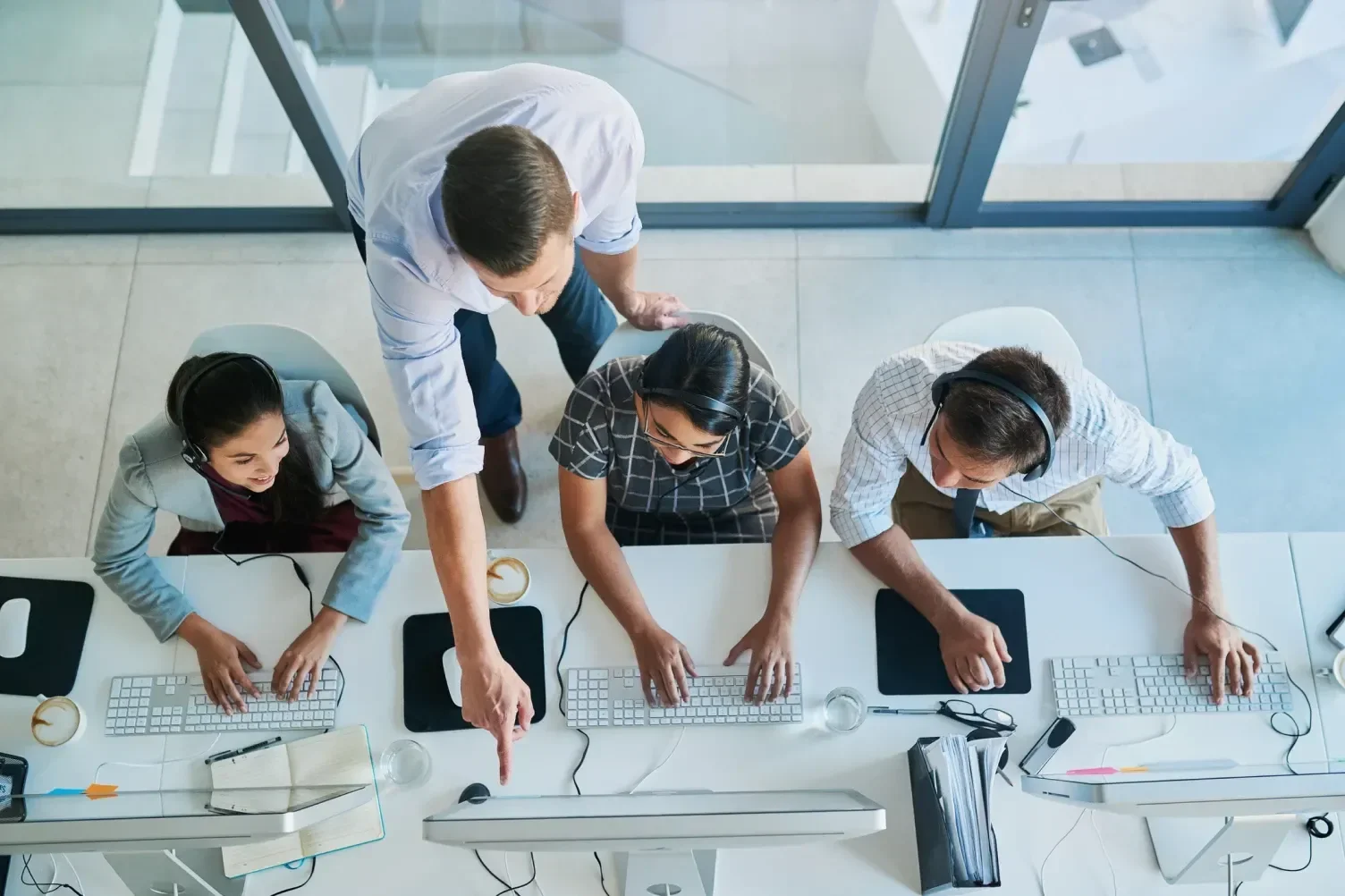 People Working at an Office